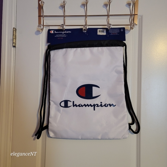 Champion Double Up 2-Sided Carrysack Black/White Gym Sack NWT - Picture 5 of 7